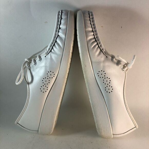 SAS comfort low top shoes Made in USA leather sneakers white size 8.5 Slim - Picture 8 of 8